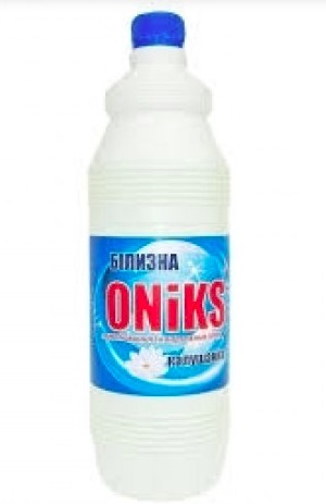 Відбілювач ONIKS для білих та кольорових тканин 0,95 л. (4820026890012)